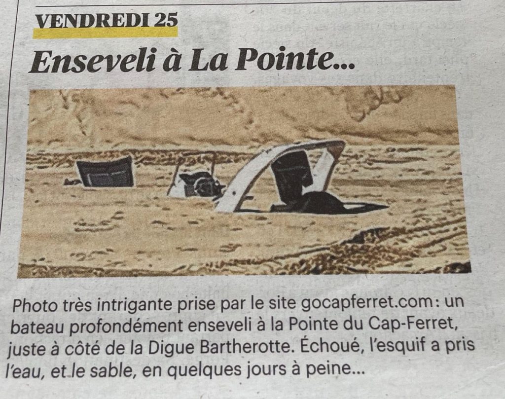 Article La Depeche du Bassin sur gocapferret