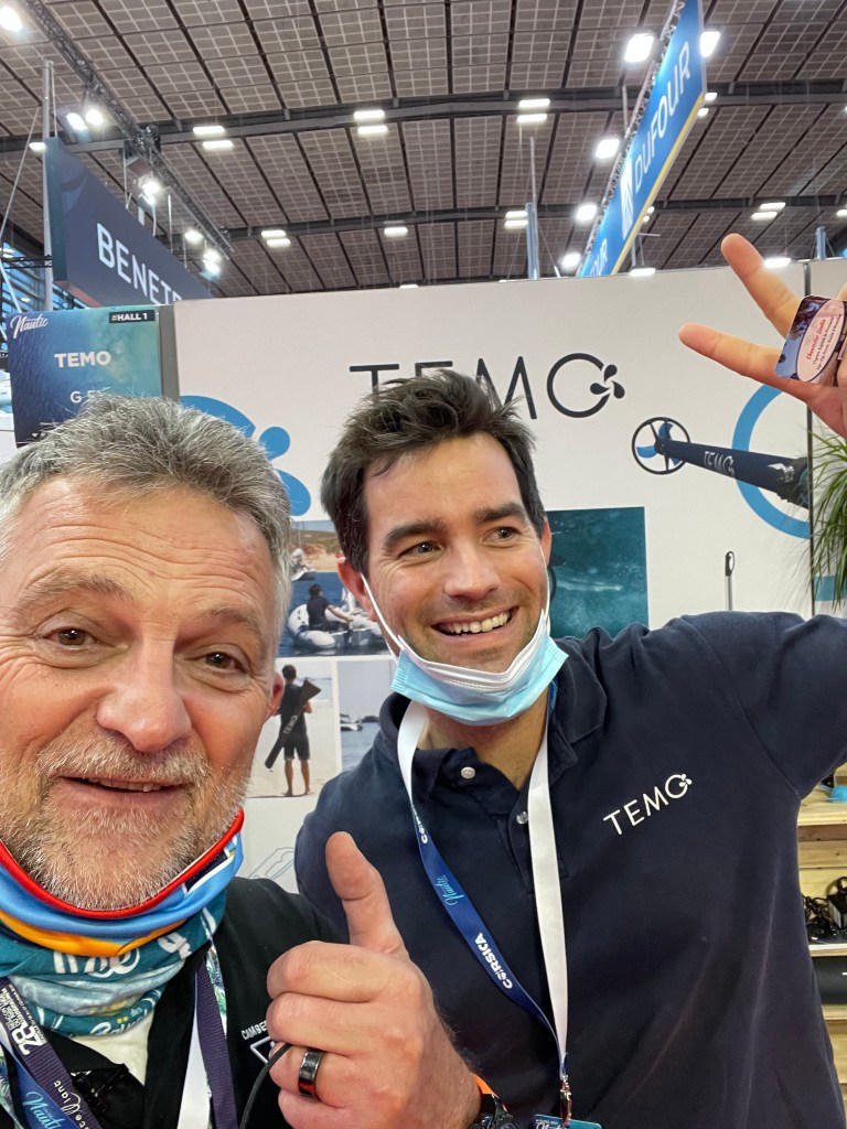 gocapferret avec TEMO salon Nautic 2021 paris