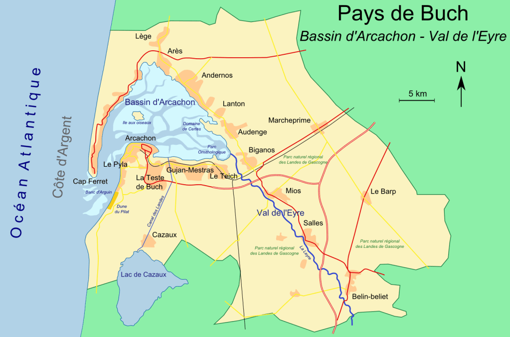 Pays de Buch : Bassin d'Arcachon - Val de l'Eure