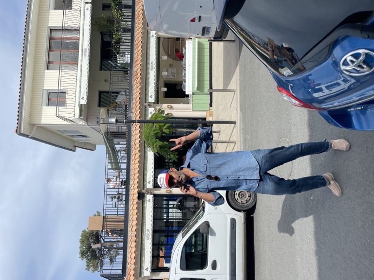 Laurent Dray devant Frédélian Cap Ferret