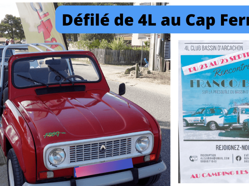 Rassemblement et défilé des 4L au Cap Ferret !