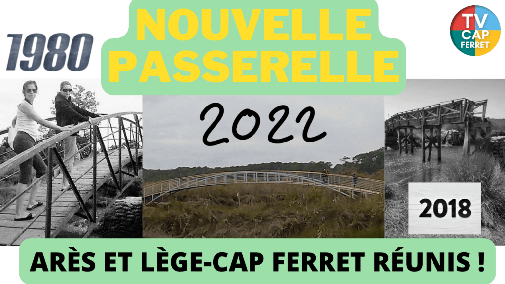 Inauguration de la nouvelle passerelle des prés salés d'Arès