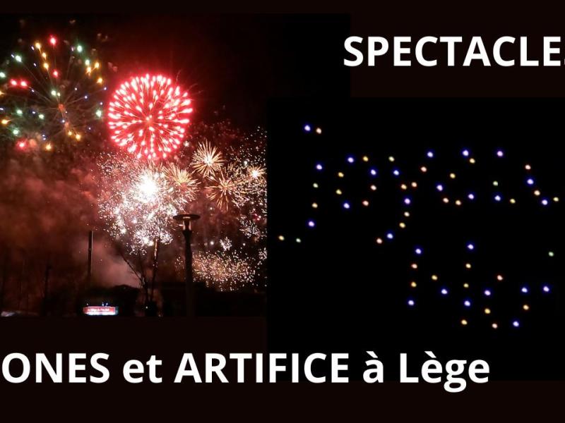 Spectacle de drones et feux d’artifice Lège-Cap Ferret