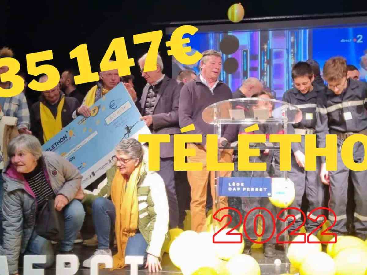Remise du Chèque Téléthon Lège-Cap Ferret
