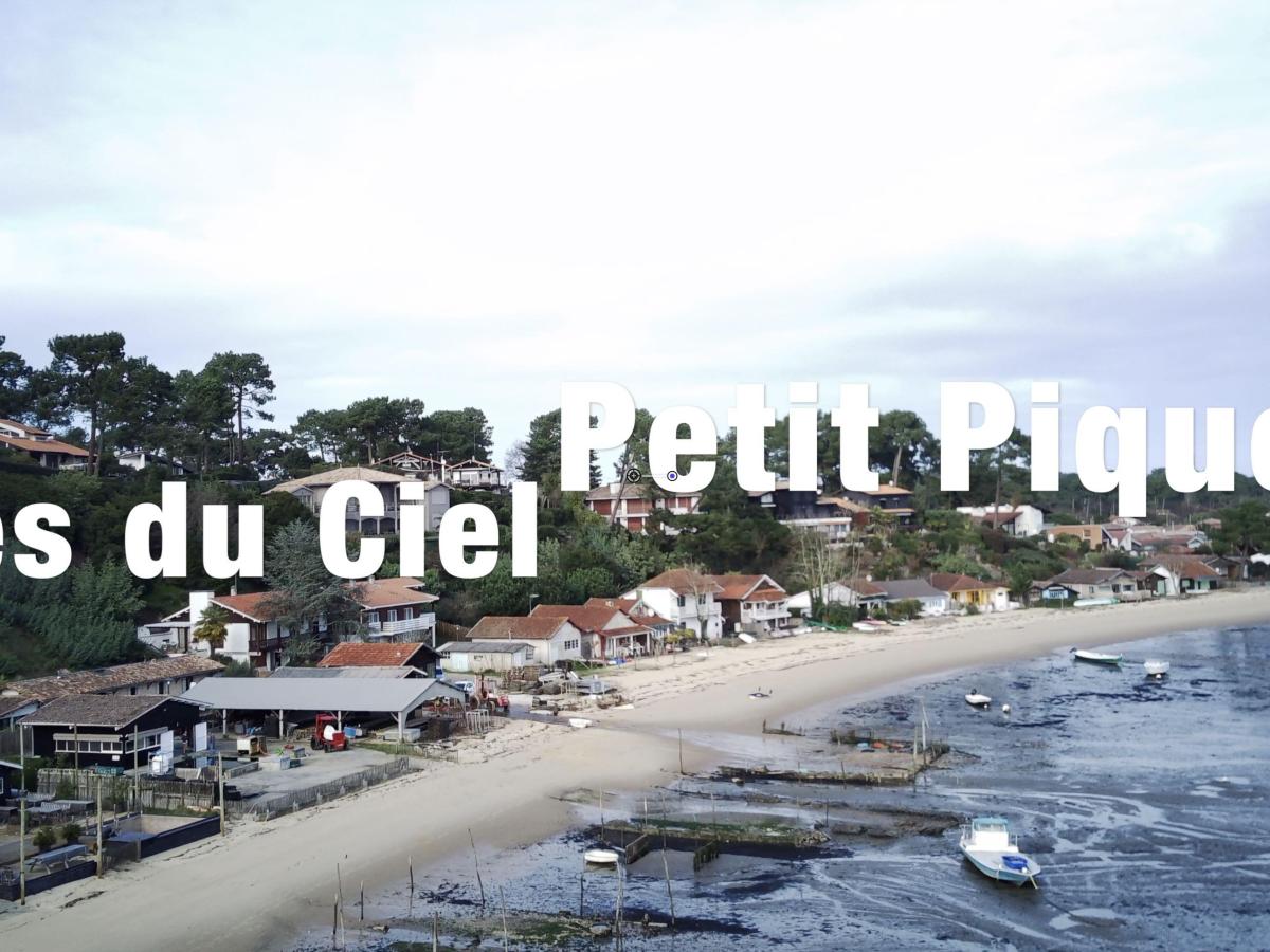 Vues du ciel : De Petit Piquey aux Jacquets, Lège-Cap Ferret