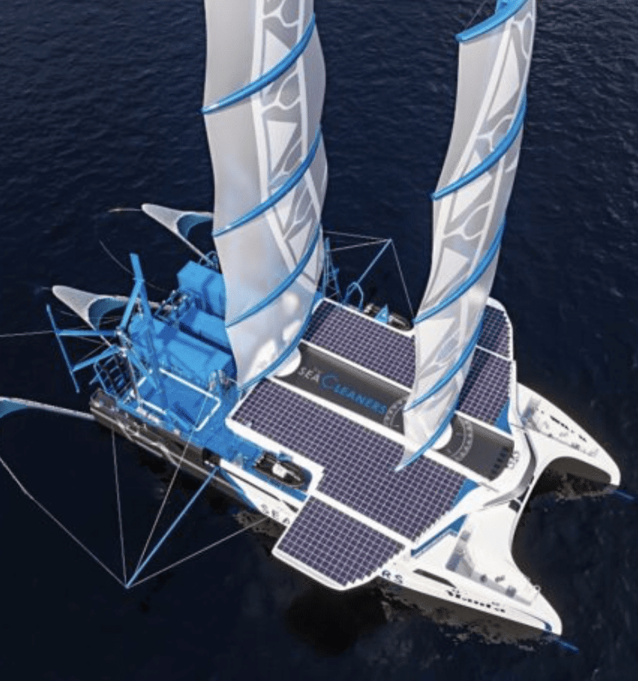 Manta le bateau de the sea cleaners