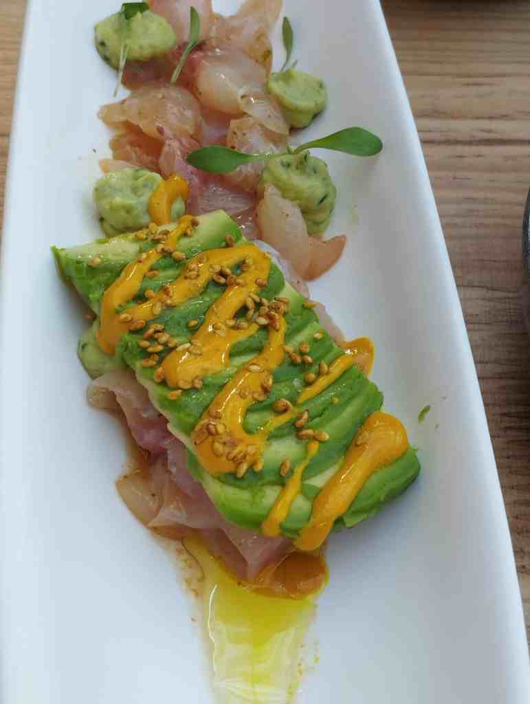ceviche avocat Auberge du bassin