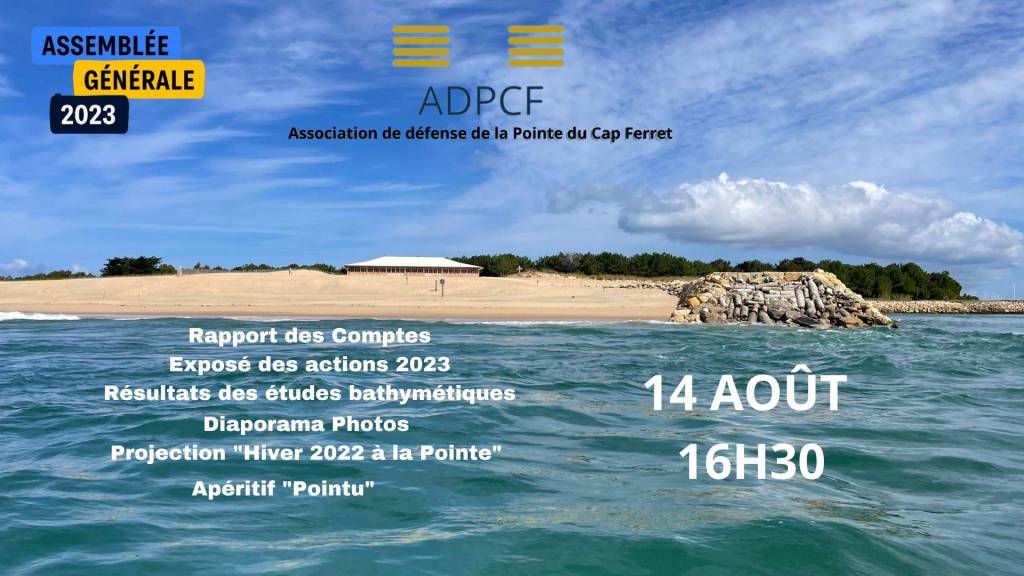 AG 2023 - Verso -Association de défense de la pointe du Cap Ferret
