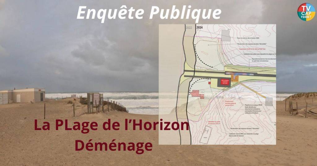 Enquête publique : la plage de l'horizon déménage