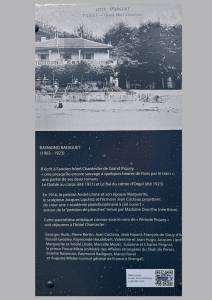 Plaque Chantecler en hommage à Radiguet