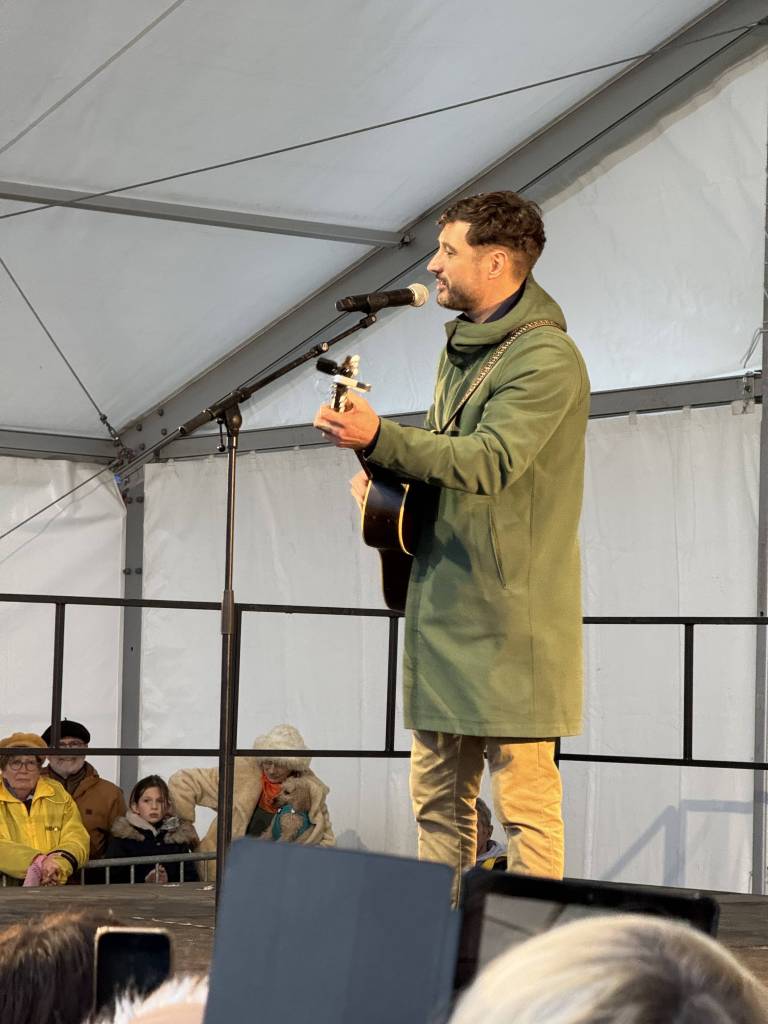 Jérémy Frérot au Téléthon de Gujan-Mestras