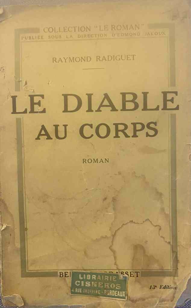 édition originale Le Diable au corps Raymond Radiguet