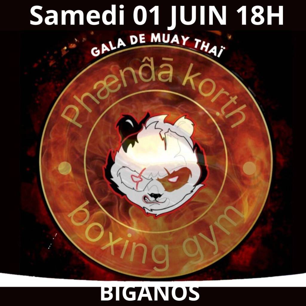 gala muay thai Biganos 1 juin 2024