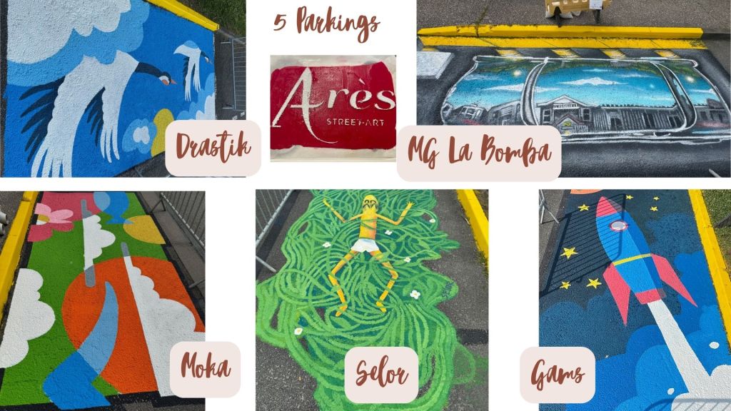 Street Art Arès 2025 – Places de Parkings