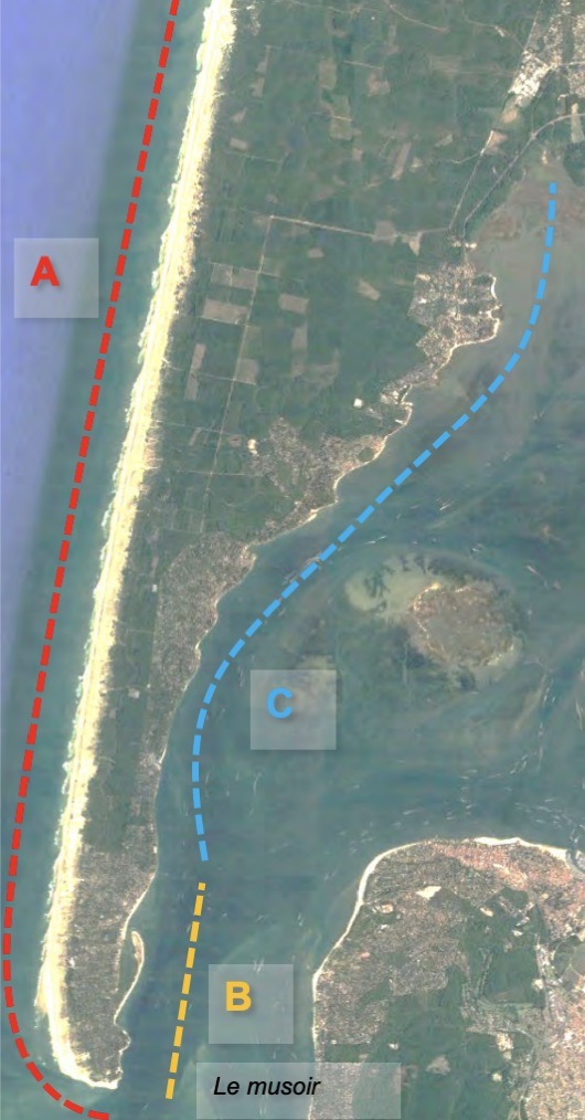 PPRL lège-cap ferret 3 secteurs distincts