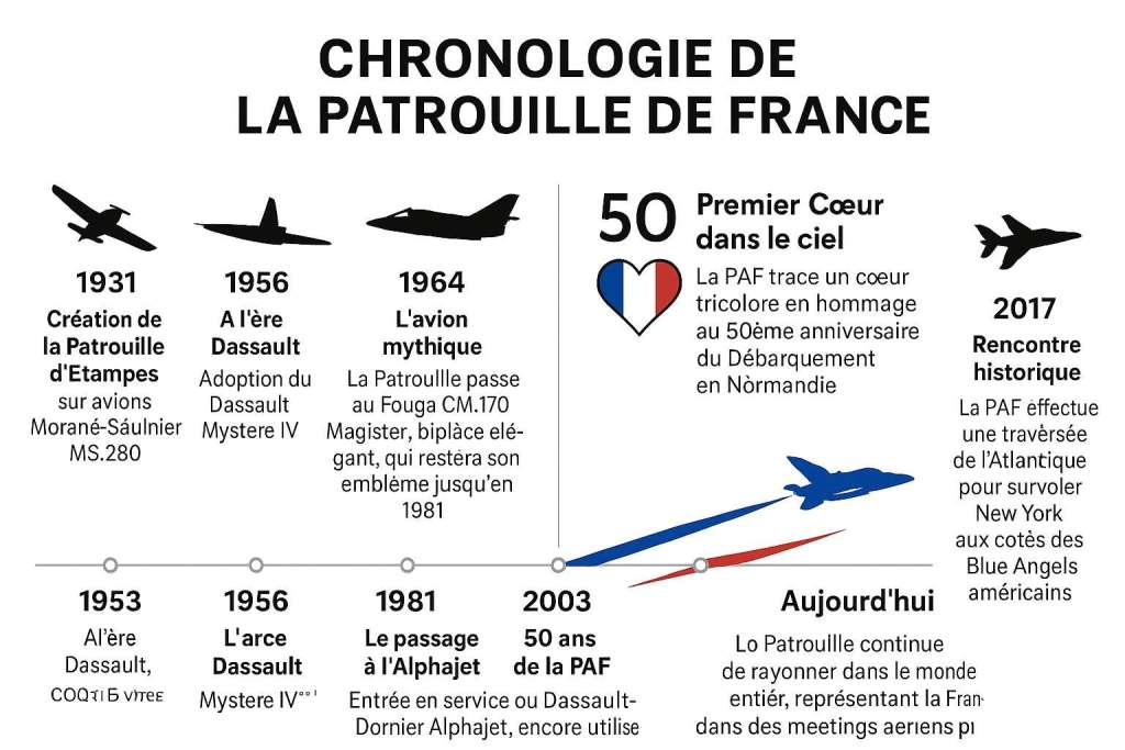 La patrouille de France dans le temps