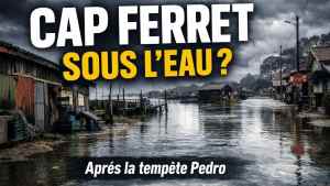 Lendemain tempete pedro à Lège-Cap Ferret
