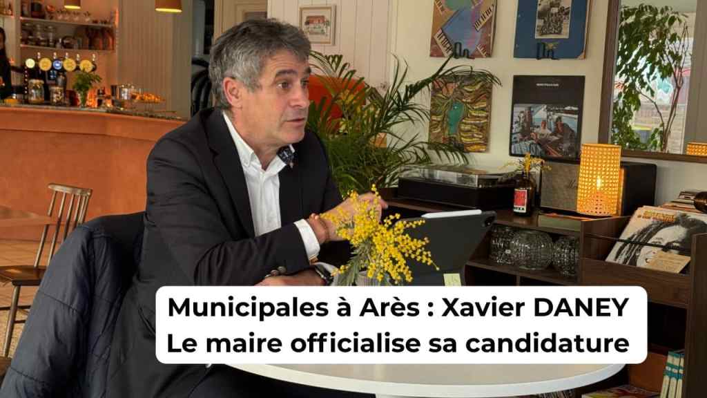 Municipales à Arès le maire officialise sa candidature