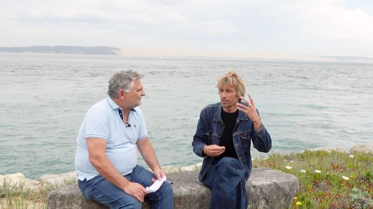 Interview d’Antonin Bartherotte avec Thiéry Nadé pour TVCapFerret au bord du Bassin d’Arcachon