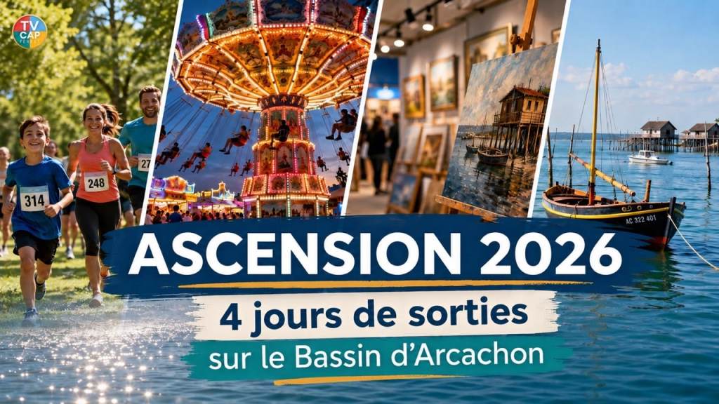 Idées sorties pour le week-end de l’Ascension 2026 sur le Bassin d’Arcachon