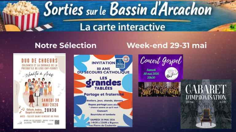 Que faire ce week-end sur le Bassin d’Arcachon ? Cabaret, gospel, solidarité et cinéma