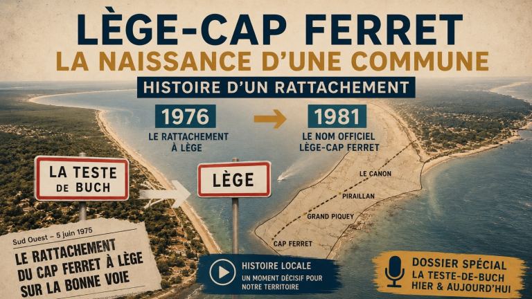 Lège-Cap Ferret : comment la commune actuelle est née en 1976