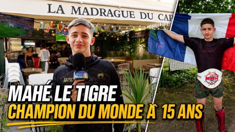 Mahé Laporte, dit Mahé Le Tigre, champion du monde de kickboxing à 15 ans