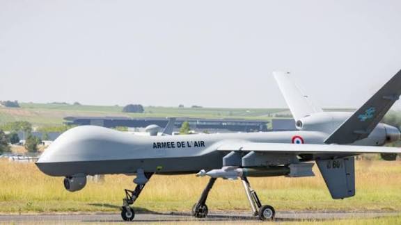 Drone militaire Reaper utilisé pour la reconnaissance thermique des feux