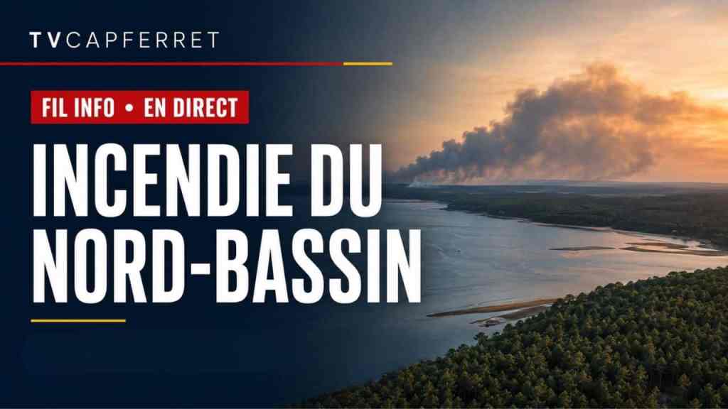 Incendie de Saumos : le fil d’information du Bassin d’Arcachon