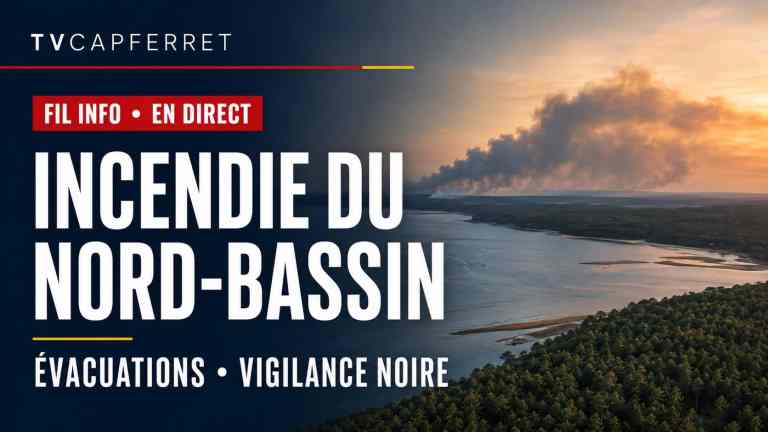 Incendie de Saumos : le fil d’information du Bassin d’Arcachon