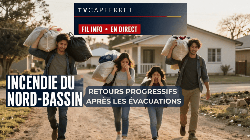 Incendie de Saumos : le fil d’information du Bassin d’Arcachon