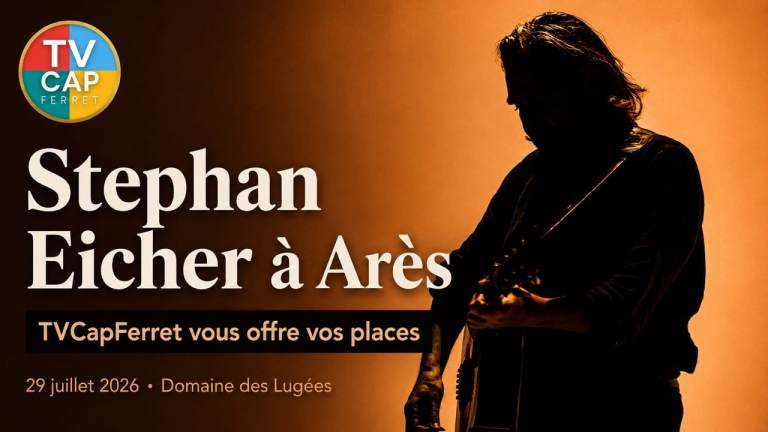 Stephan Eicher en concert à Arès avec des places à gagner sur TVCapFerret
