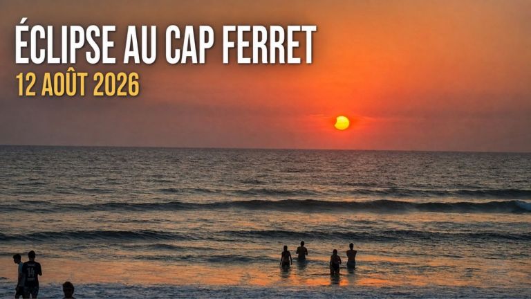 Éclipse solaire à Lège‑Cap Ferret : revivez le phénomène en en photos et vidéos