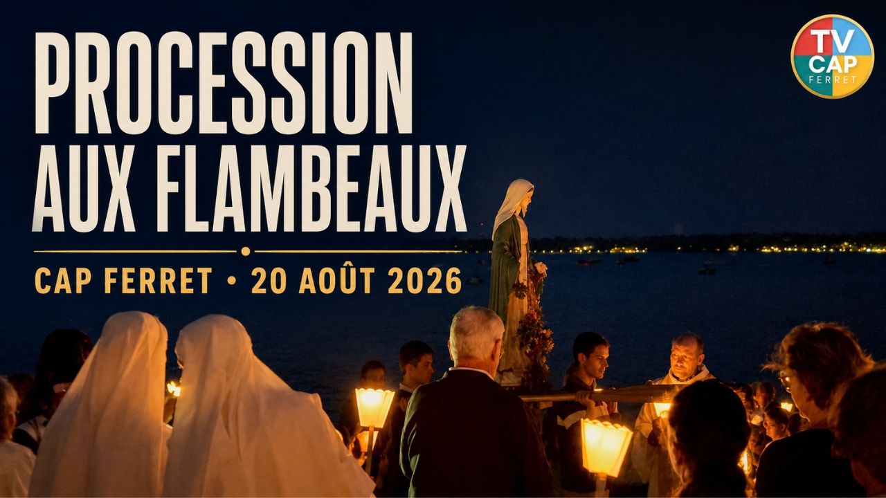 Paroisse du Cap Ferret Sud Médoc : Procession et événements