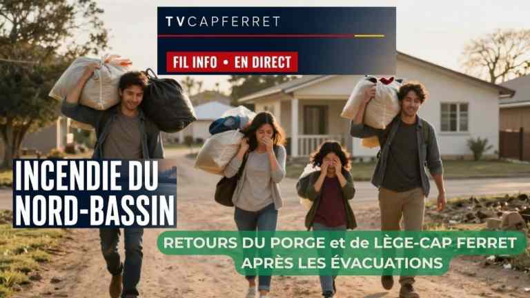 Incendie Gironde : Réintégration autorisée au Porge et Lège