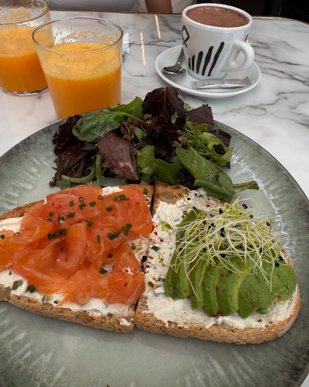 Une proposition du brunch de La Madrague du Cap