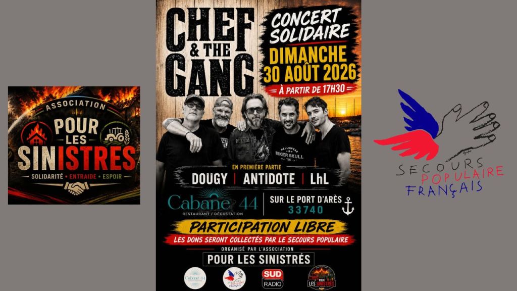 Concert solidaire à Arès : Philippe Etchebest joue pour les sinistrés du Porge