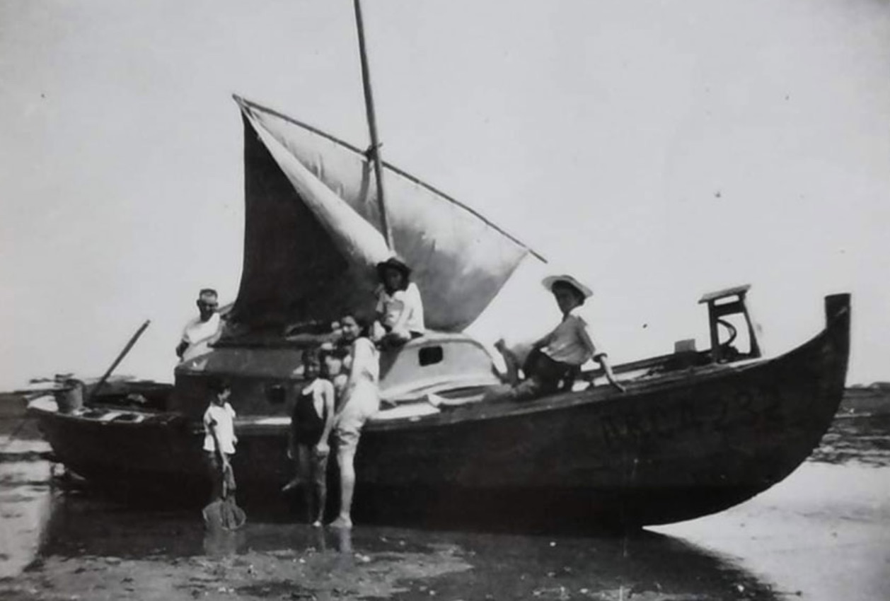 Pinasse traditionnelle utilisée jusqu’aux années 1970 pour l’ostréiculture sur le Bassin d’Arcachon