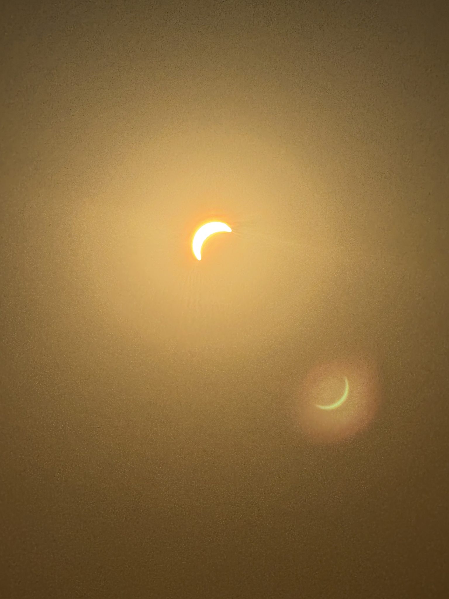 Croissant de Soleil pendant l’éclipse du 12 août 2026 à Lège-Cap Ferret