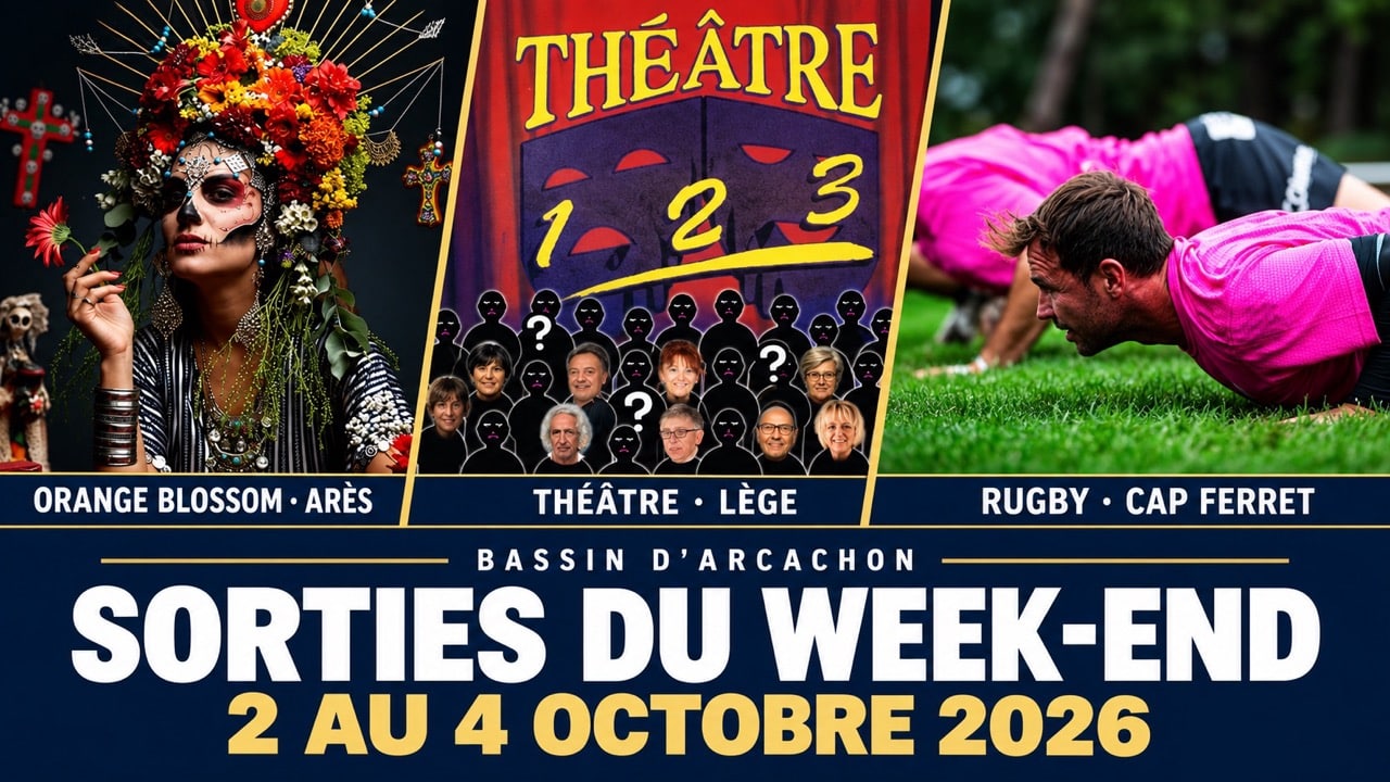 Que faire sur le Bassin d’Arcachon du 02 au 04 octobre 2026 ?