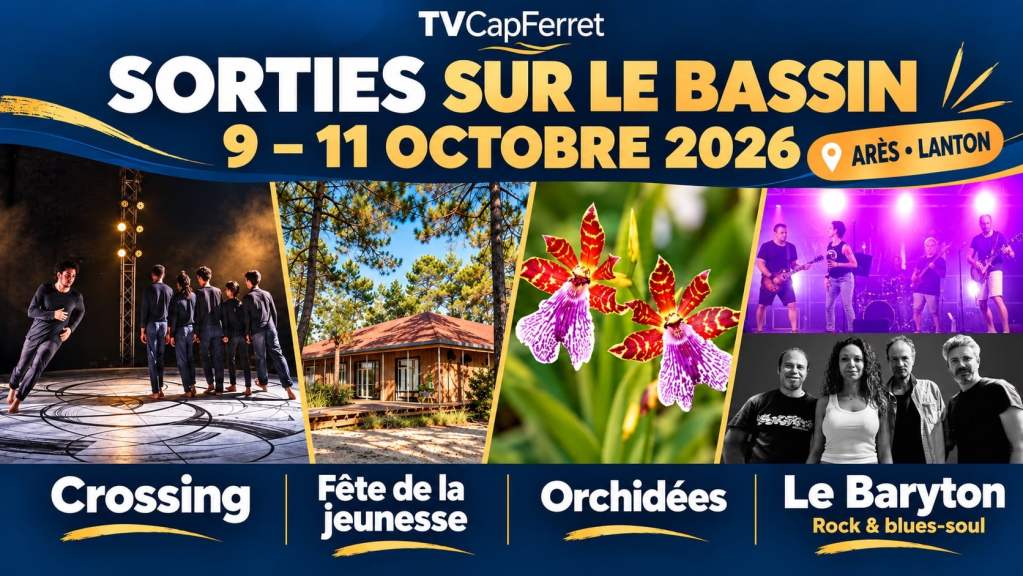 Que faire sur le Bassin d’Arcachon du 9 au 11 octobre 2026 ?