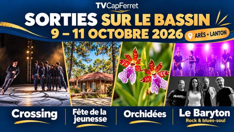 Que faire sur le Bassin d’Arcachon du 9 au 11 octobre 2026 ?