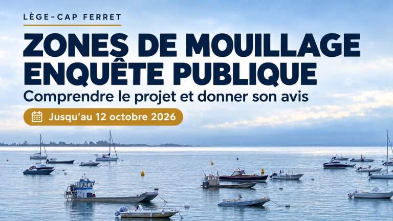 Zones de mouillage _ enquête publique lege-cap ferret