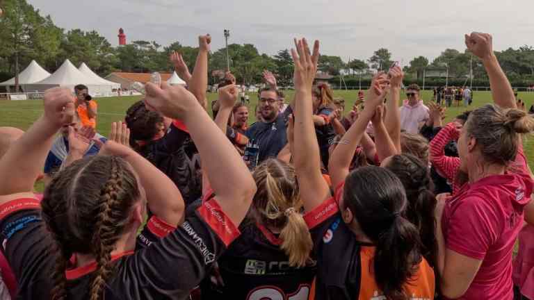les joueuses du RCLCF se sont imposées 50 à 10 face au RAS Les Jalloises Saint-Médard Rugby